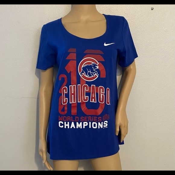 Nike tee Chicago Cubs shirt top size L - Picture 3 of 9